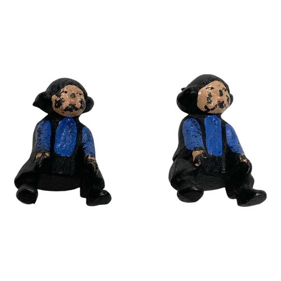 Vintage 1997 John Wright Cast Iron Amish Boys on Teeter Totter - A1041 - Picture 12 of 12